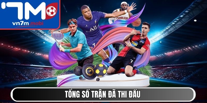 Tổng số trận đã thi đấu
